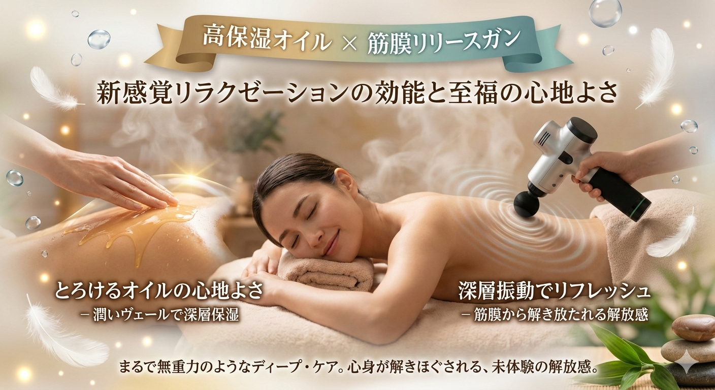 ​新感覚「リブートドレナージュ」で、かつてない解放感を。の写真